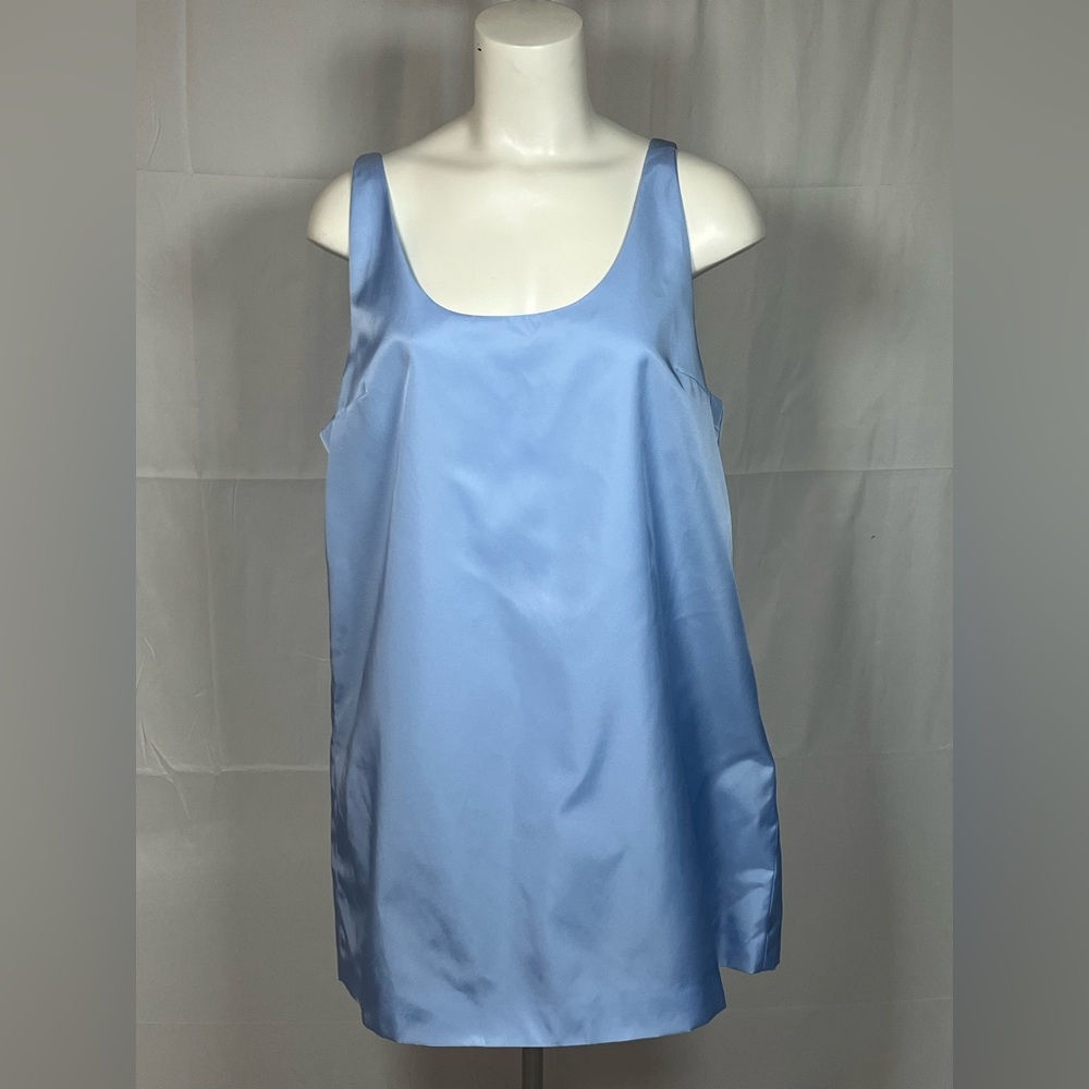Madhappy Light Blue Satin Mini Dress